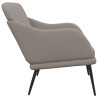 Banco de tecido cinza taupe 110x76x80 cm 4