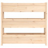 Jardinera de madera maciza de pino 112x25x104.5 cm 5