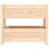 Jardinera de madera maciza de pino 77x25x66 cm 5