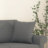 Almofadas decorativas 2 pcs 40x40 cm tecido cinzento-escuro 5