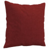 Almofadas decorativas 2 pcs 40x40 cm tecido vermelho tinto 3