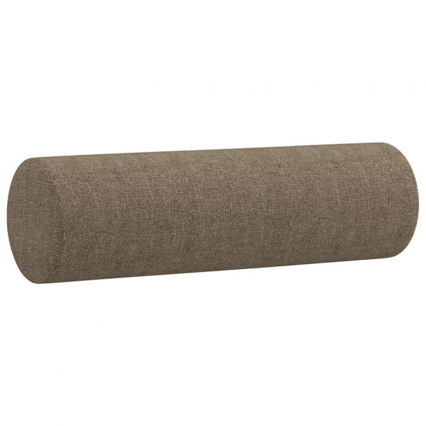 Cojines decorativos 2 uds tela gris taupe 15x50 cm M 3