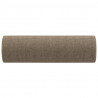 Cojines decorativos 2 uds tela gris taupe 15x50 cm 4