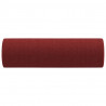 Almofadas decorativas 2 pcs Ø15x50 cm tecido vermelho tinto 4