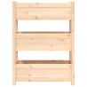 Jardinera de madera maciza de pino 77x25x104.5 cm 5