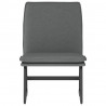 Cadeira lounge 52x75x76 cm tecido cinzento-escuro 3