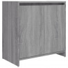 Armario de baño madera contrachapada gris Sonoma 60x33x61 cm 2