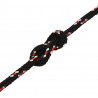 Cuerda de barco polipropileno negra 4 mm 100 m 5
