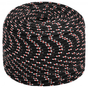 Corda de barco 6 mm 50 m polipropileno preto H