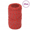 Corda de barco 2 mm 25 m polipropileno vermelho 1