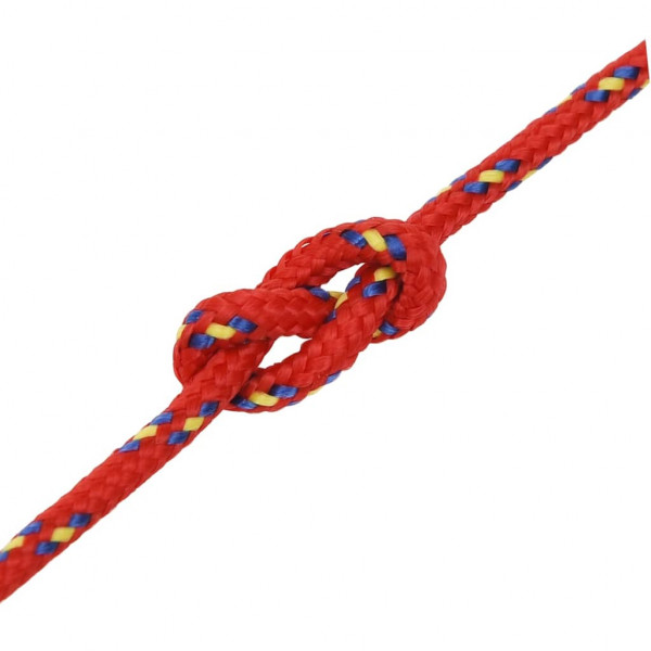 Cuerda de barco polipropileno rojo 4 mm 500 m M 5