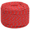 Cuerda de barco polipropileno rojo 8 mm 50 m 2