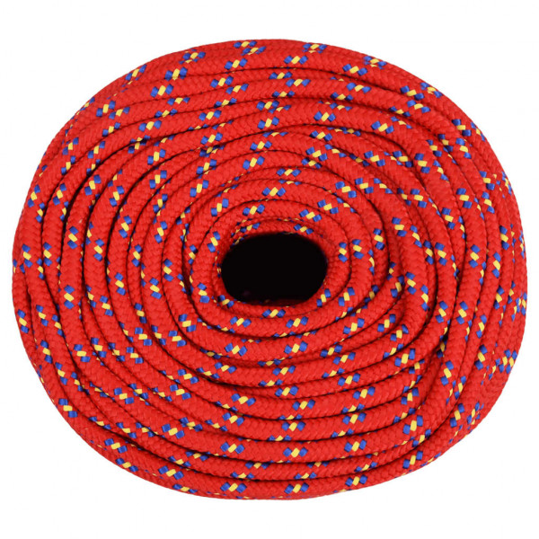 Corda de barco 8 mm 50 m polipropileno vermelho M 3