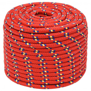 Corda de barco 14 mm 25 m polipropileno vermelho H
