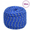Cuerda de barco polipropileno azul 8 mm 50 m 1