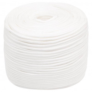 Corda de barco 8 mm 50 m polipropileno branco completo H