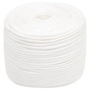 Corda de barco 10 mm 100 m polipropileno branco completo H