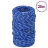 Corda de barco 2 mm 25 m polipropileno azul 1