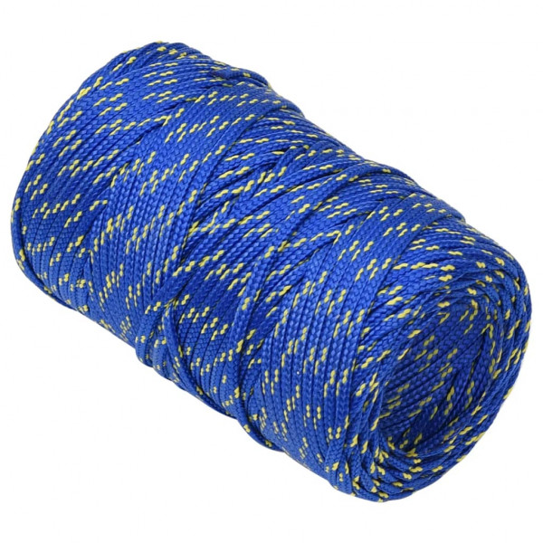 Corda de barco 2 mm 500 m polipropileno azul M 3