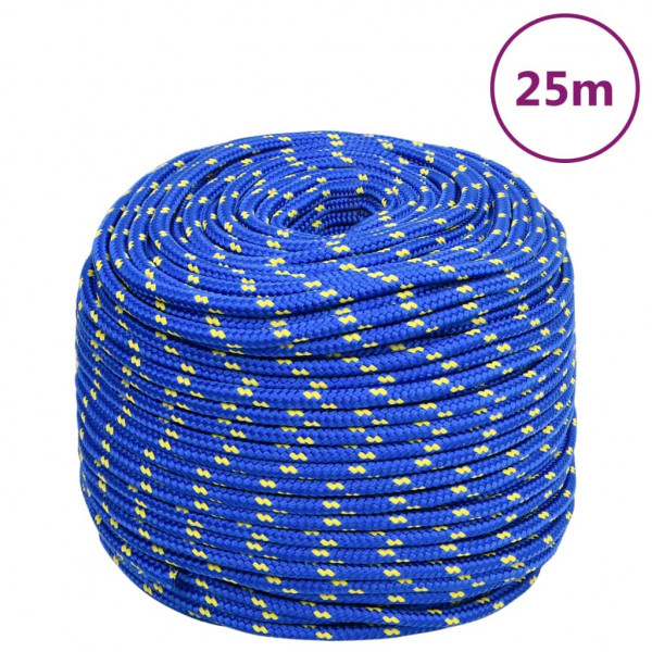 Cuerda de barco polipropileno azul 10 mm 25 m D