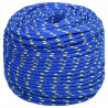 Cuerda de barco polipropileno azul 10 mm 25 m 2