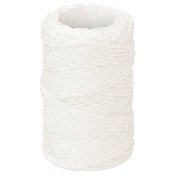 Corda de barco 2 mm 50 m polipropileno branco completo M 2