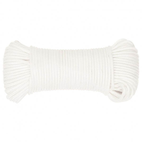 Corda de barco 3 mm 25 m polipropileno branco completo M 3