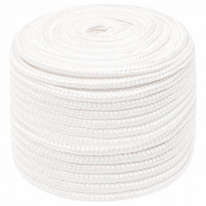 Corda de barco 12 mm 100 m polipropileno branco completo H