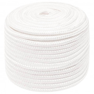 Corda de barco 14 mm 25 m polipropileno branco completo H
