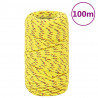 Cuerda de barco polipropileno amarillo 2 mm 100 m 1