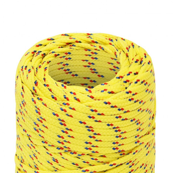 Corda de barco 2 mm 100 m polipropileno amarelo M 4