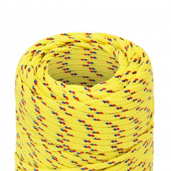 Cuerda de barco polipropileno amarillo 2 mm 500 m M 4