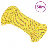 Cuerda de barco polipropileno amarillo 5 mm 50 m 1