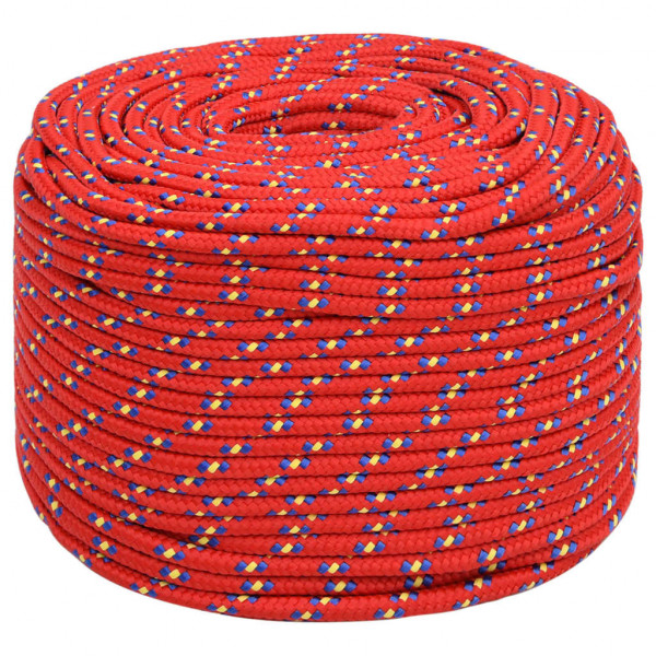 Cuerda de barco polipropileno rojo 8 mm 250 m M 2