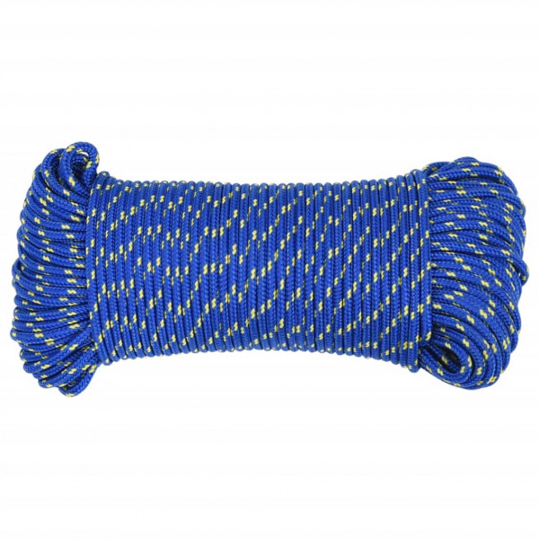 Cuerda de barco polipropileno azul 3 mm 500 m M 3
