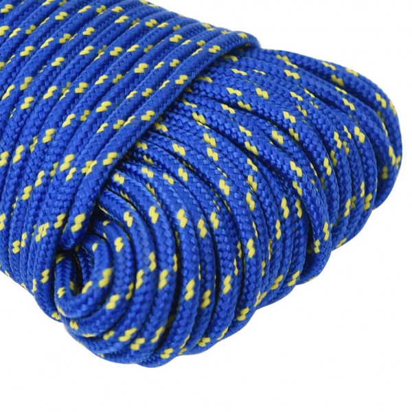 Cuerda de barco polipropileno azul 3 mm 500 m M 4