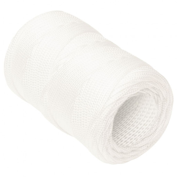 Corda de barco 2 mm 25 m polipropileno branco completo M 3