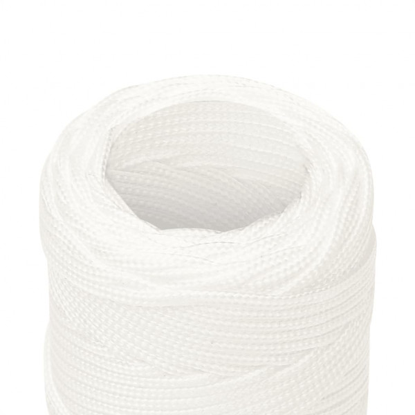 Corda de barco 2 mm 25 m polipropileno branco completo M 4