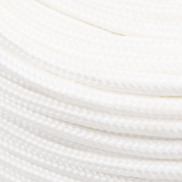 Corda de barco 8 mm 100 m polipropileno branco completo M 4