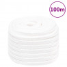 Corda de barco 20 mm 100 m polipropileno branco completo 1