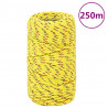 Corda de barco 2 mm 250 m polipropileno amarelo 1