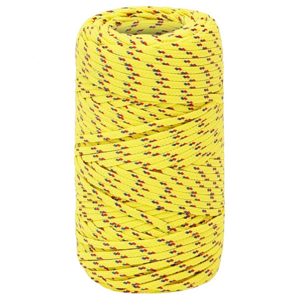 Corda de barco 2 mm 250 m polipropileno amarelo M 2