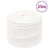 Corda de barco 12 mm 25 m polipropileno branco completo 1