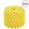 Corda de barco 10 mm 25 m polipropileno amarelo 1