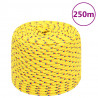 Cuerda de barco polipropileno amarillo 8 mm 250 m 1