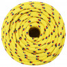 Cuerda de barco polipropileno amarillo 14 mm 100 m 3