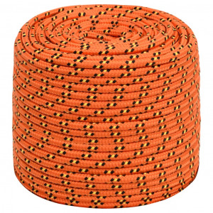 Cuerda de barco polipropileno naranja 8 mm 500 m H