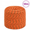 Cuerda de barco polipropileno naranja 8 mm 50 m 1