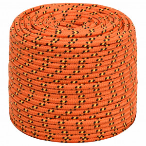 Cuerda de barco polipropileno naranja 10 mm 250 m H