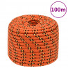 Corda de barco 12 mm 100 m polipropileno laranja 1